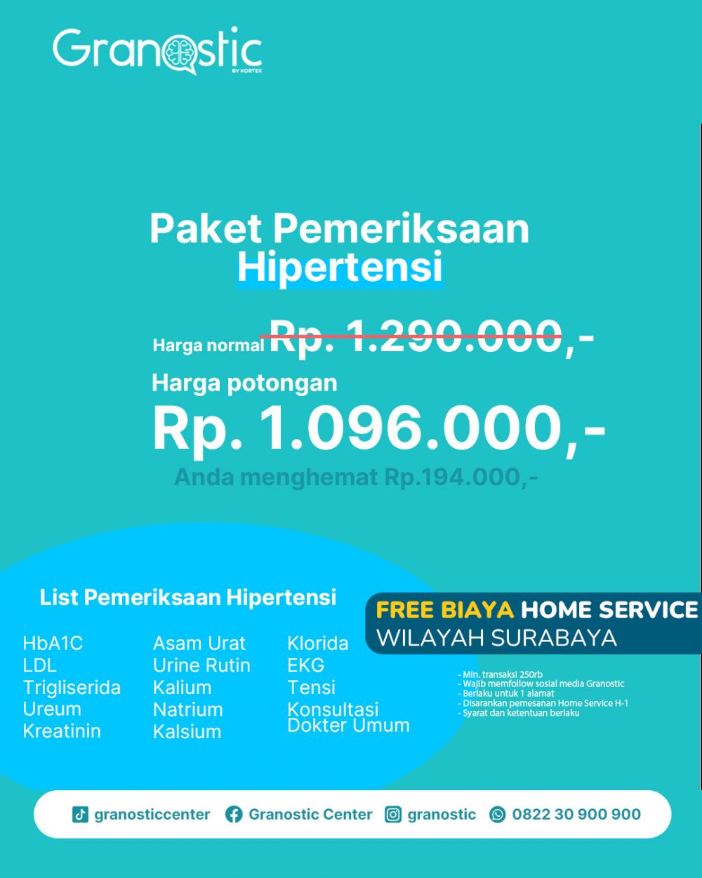 Paket Pemeriksaan Penyakit Hipertensi 