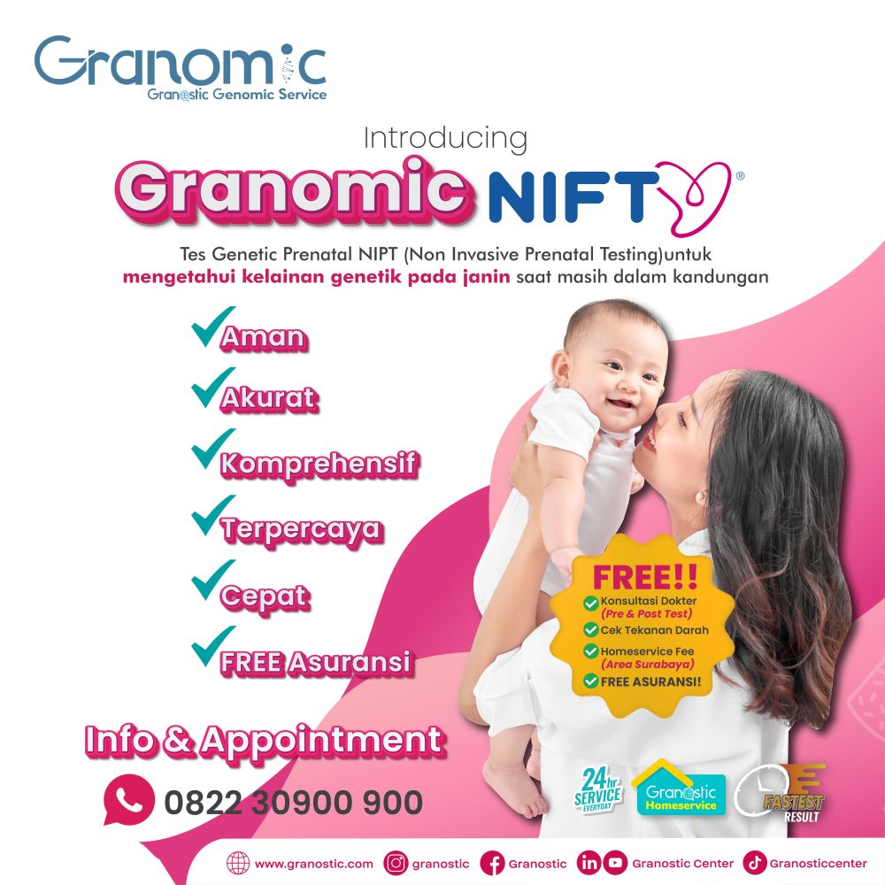 NEW SERVICE! GRANOMIC NIFT PRENATAL TEST