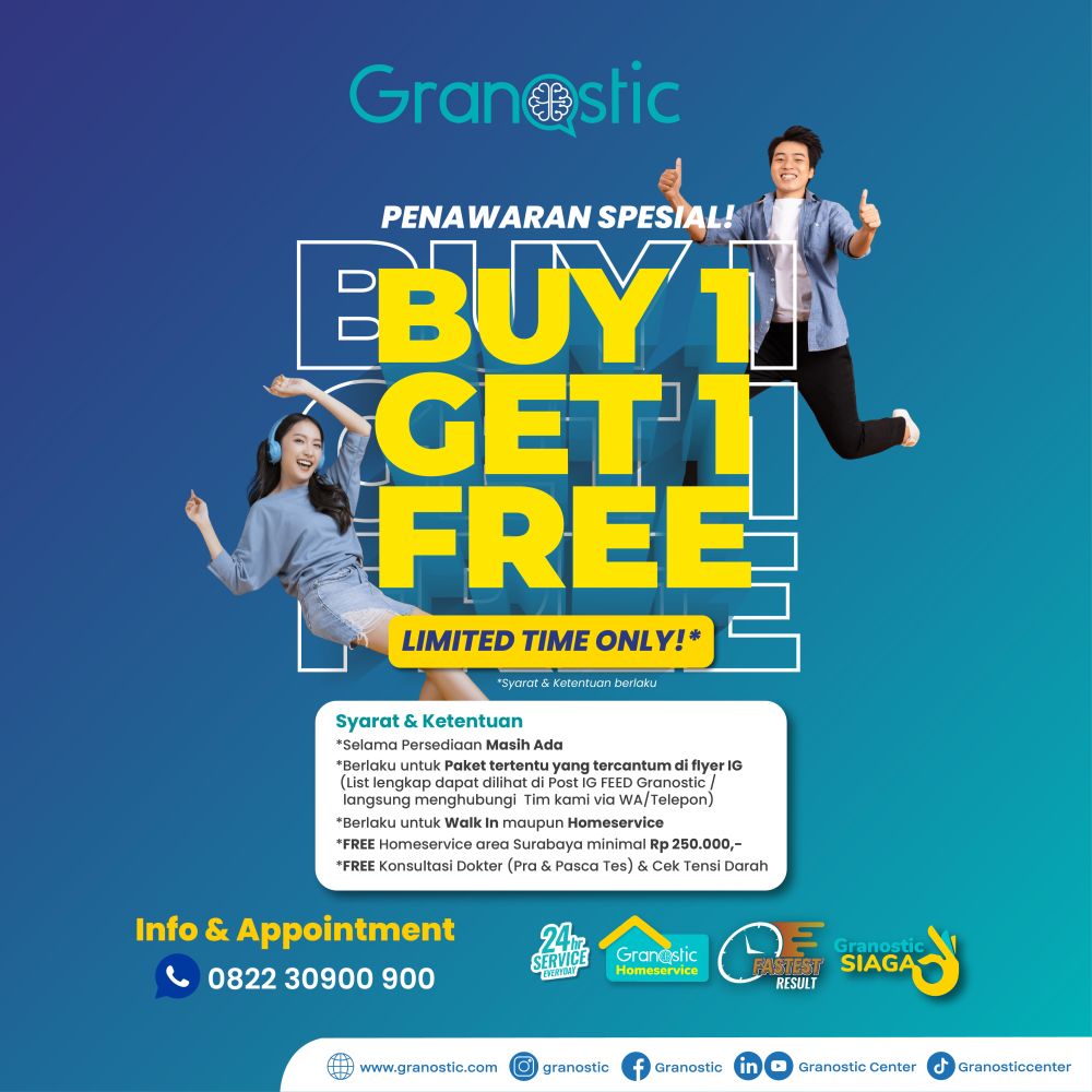 PROMO BUY 1 GET 1 FREE!